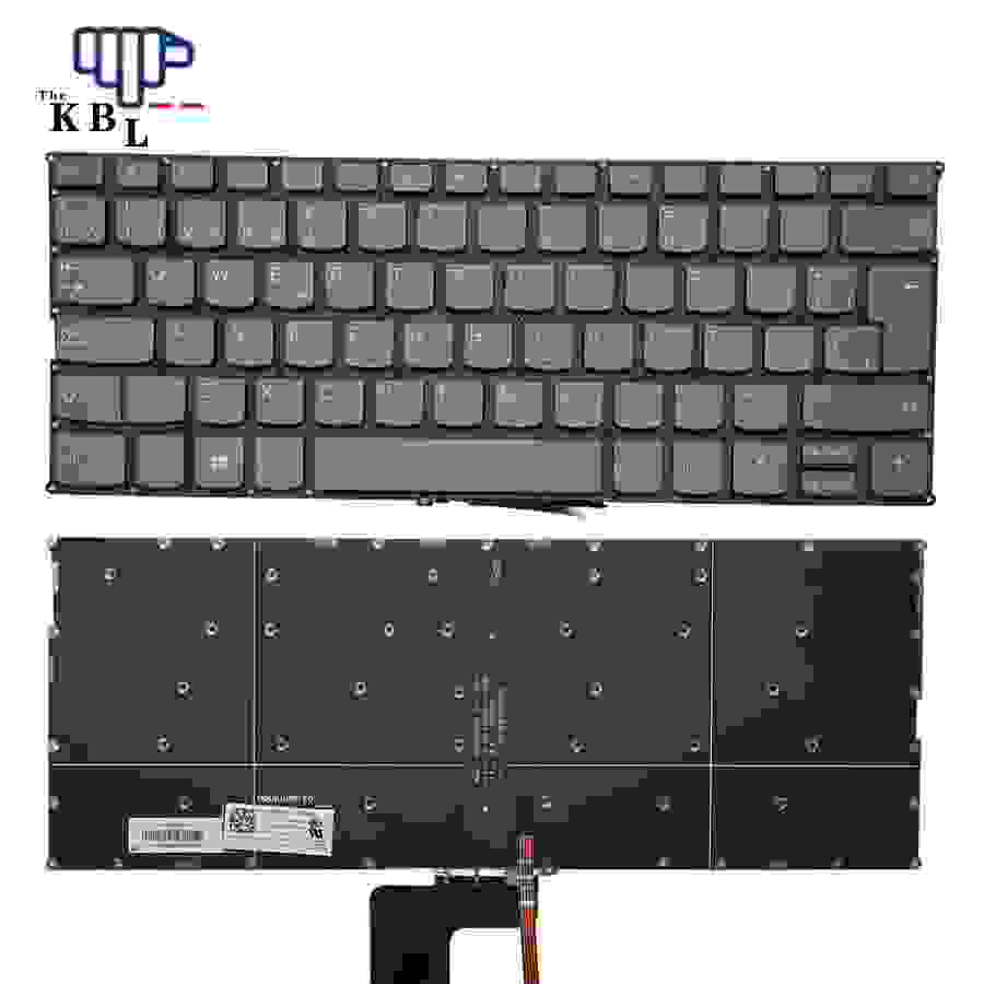Picture of Original 11139 New Spain Language For Lenovo 720S-14IKB V720-14ISE K43-80 Grey Backlight PowerKey LaptopKeyboard SN20M62462 70P11139