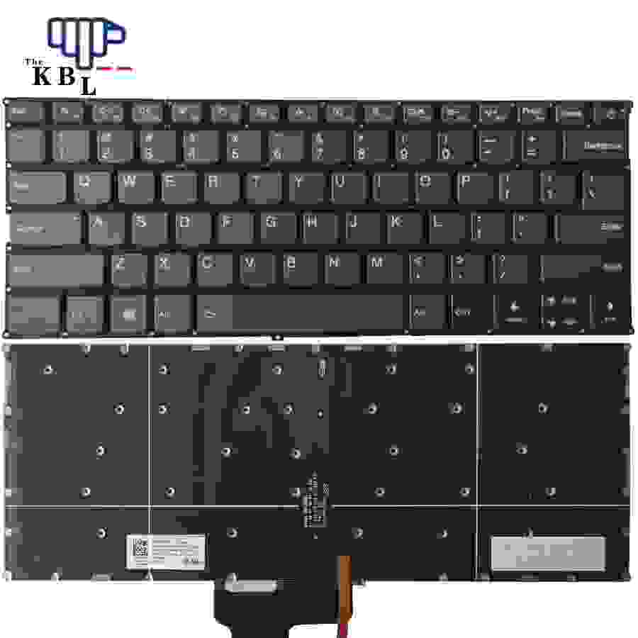 Picture of Original 4218 New US Language For Lenovo 720S-14IKB V720-14ISE K43-80 Grey Backlight PowerKey LaptopKeyboard PK131YA2B00 2P4218