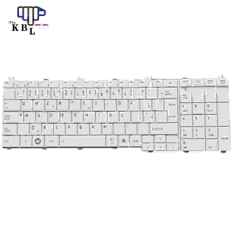 Picture of Original 18569 New Caech CZ Language For Toshiba C650 C650D C655D L750 C655 C660  White Laptop Keyboard NSK-TN1SC5P