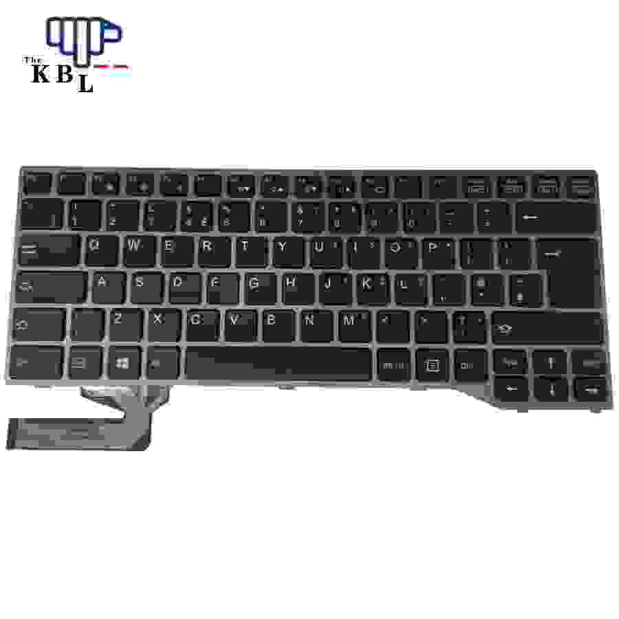 Picture of Original New 8808 For Fujitsu E743 E733 UK Language Backlit Laptop Keyboard MP-12S36GBJD85W  CP629214-03