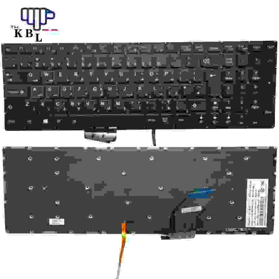 Picture of Original 1056 New Arabic Language For Lenovo Y700-15ISK Y700-17ISK Black Backlight Laptop Keyboard PK130ZF1A10 1P1056