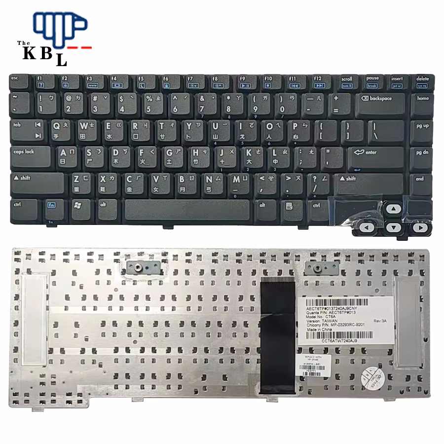 Picture of Original 13098 New TW Language For HP DV1000 Black Laptop keyboard  MP-03293RC-9201 1PTDH3562