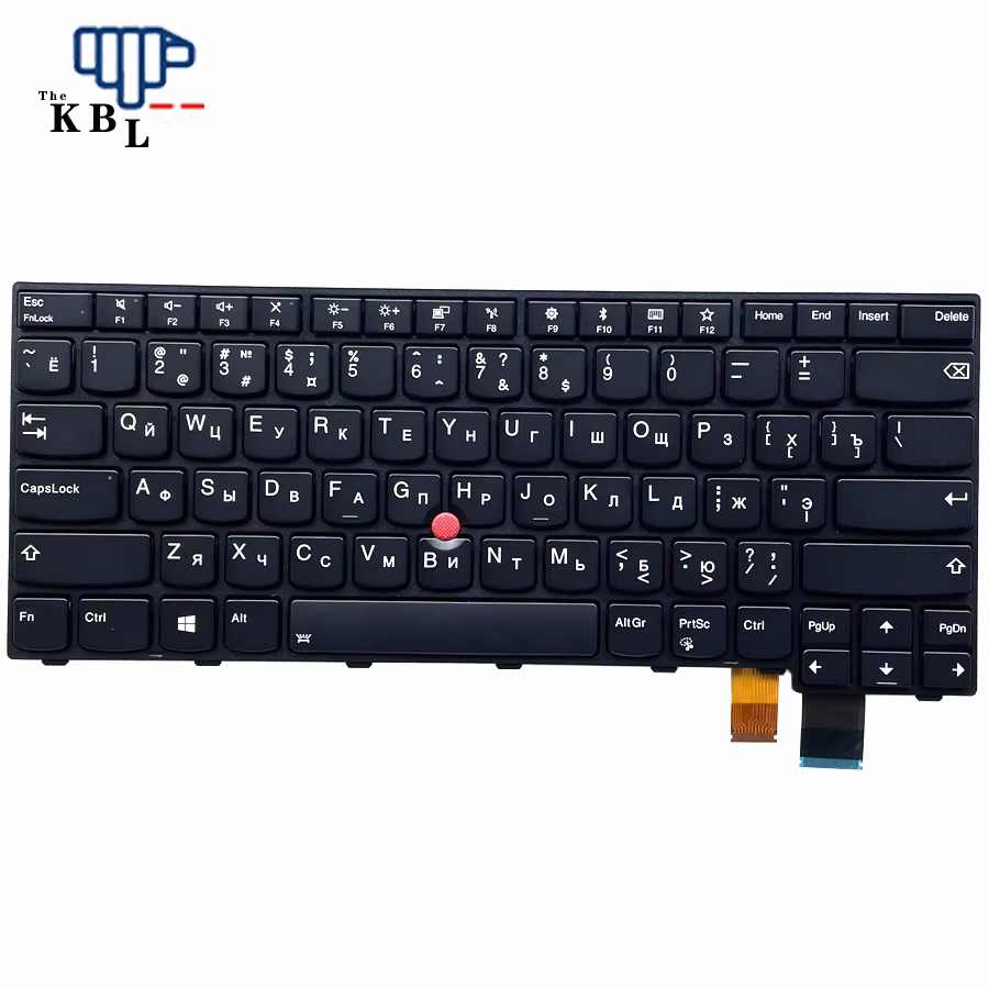 Picture of Original New 9526 For Lenovo Thinkpad T460P T470P Russian Language Backlit Laptop Keyboard SN20L82400 4PE548