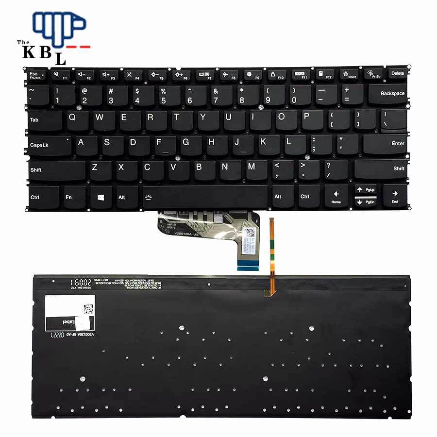 Picture of Original New 9707 US Language For Lenovo Yoga 9-14ITL5 Black Backlight Laptop Keyboard SN20Z37735 PK131KK5A00 35PE591