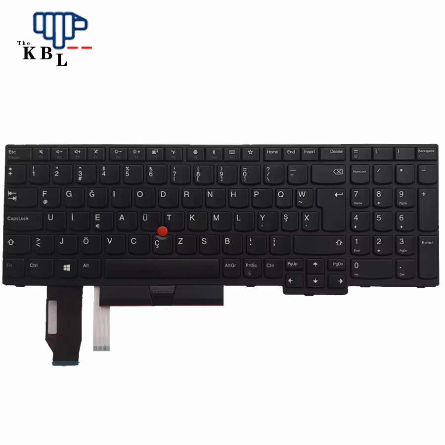 Picture of Original New 11715 For Lenovo Thinkpad  E580 E590 E595 L580 L590 T590 P52 P72  Turkey  Laptop Keyboard 01YP754 SN20P34289 PK131673A32