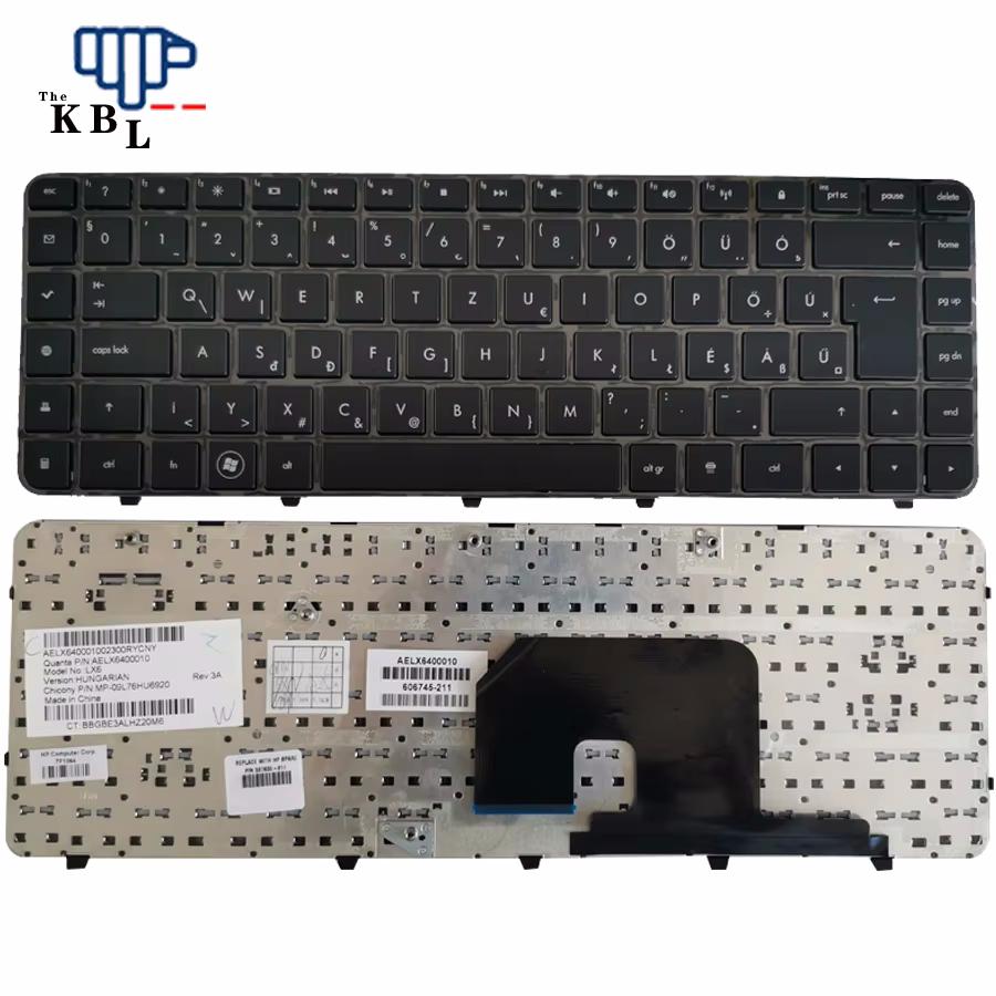 Picture of Original New 7028 For HP Dv6-3000 Hungary Language Black Laptop Keyboard LX6 AELX6400010