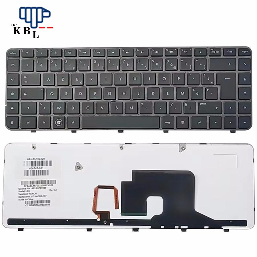 Picture of Original 13089 New France Language For HP DV6-3000 Black Backlight Laptop Keyboard 9Z.N4CBQ.10F 6PTDH3562
