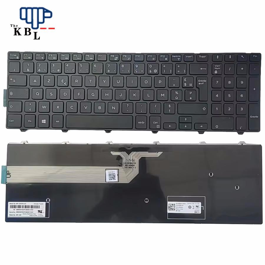 Picture of Original 13400 New French Language For DELL Inspiron 15 3000 3551 3878 5566 5748  Black Backlight Laptop Keyboard DPN0MXMJ3 17PTDH3579