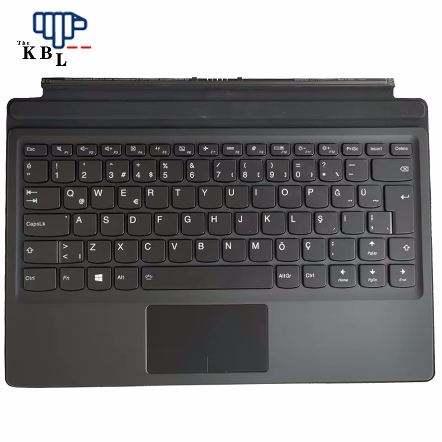 Picture of Original Turkey LanguageFor Lenovo Ideapad MIIX 510-12ISK Backlit Folio Series Tablet Keyboard