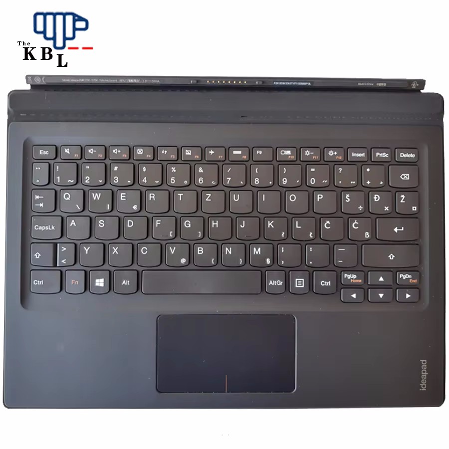 Picture of Original New YU SA SL Language For Lenovo MIIX 700-12SK Tablet Folio Keyboard 5N20K07167