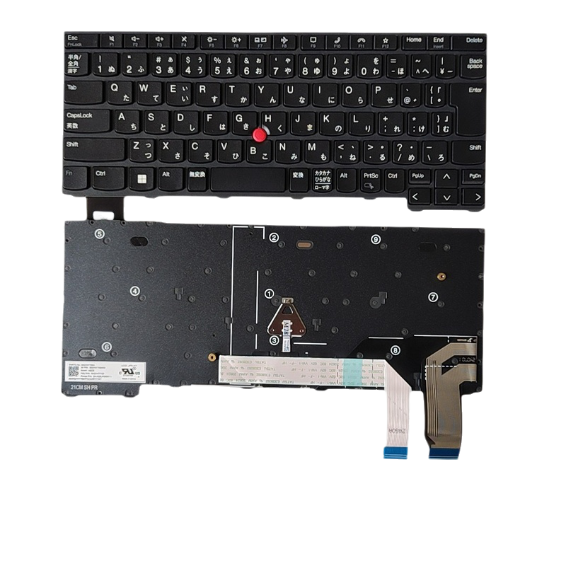 Picture of Original New Japanese Language For Lenovo Thinkpad X13 Gen1 Black Laptop Keyboard 2H-AD6JP60111 FRU P/N:5N21H77153  D819