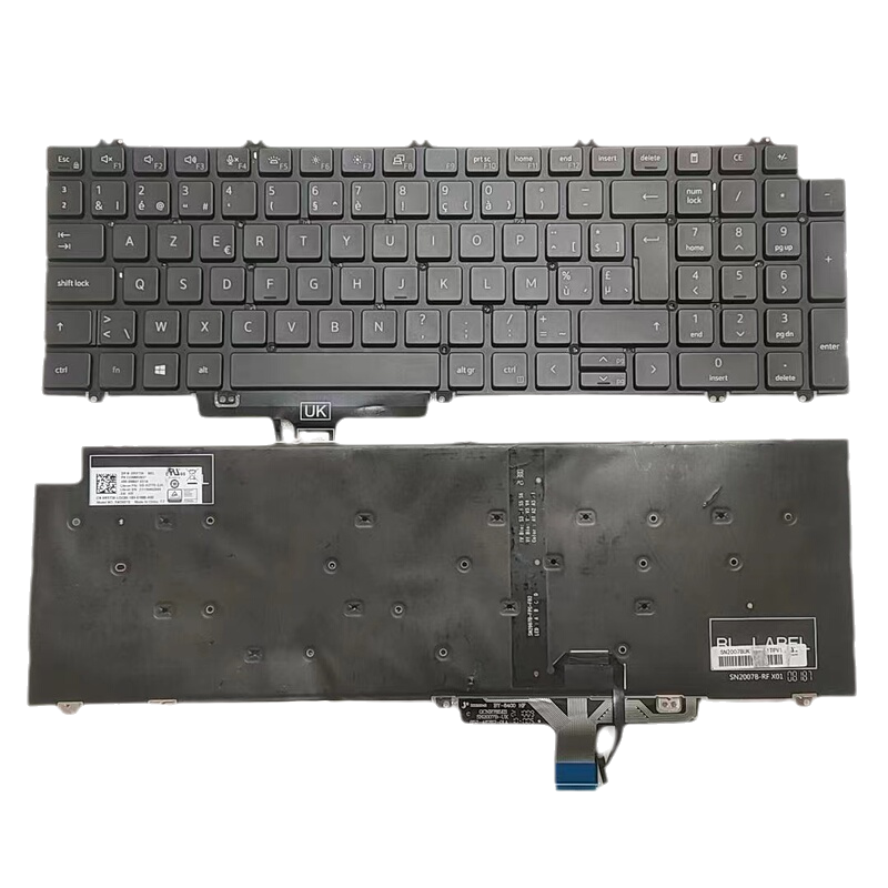 Picture of Oraginal New Belgium Language for Dell Precision 7750 7550 Laptop Backlit Keyboard SG-B2770-2JA PK133MM3B27 SN2007B DPN0RXT36 A749