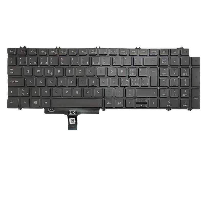 Picture of Oraginal New SWISS Language for Dell Precision 7750 7550 Laptop Backlit Keyboard SG-B2770-3XA PK133MM3B20 SN2007B DPN0W4MKC A749 