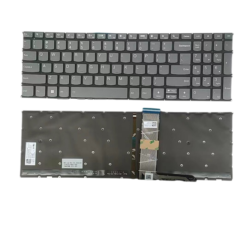 Picture of Original New US Language For Lenovo AIR15 2020 Grey Backlit Laptop Keyboard SG-A7510-XUA SN3011B PK131K72E00 A317