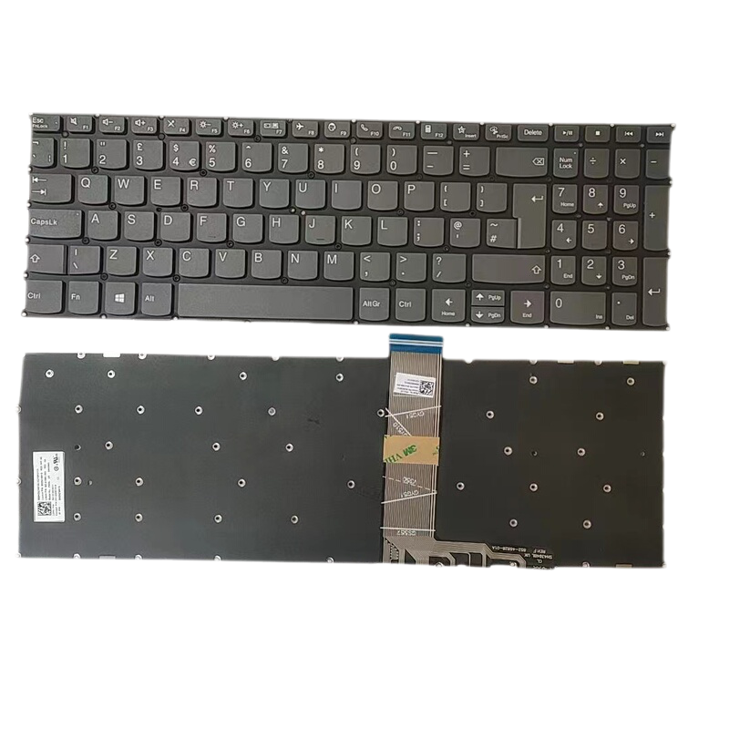 Picture of Original New UK Language For Lenovo Xiaoxin Air-15 Gray no Backlit Laptop Keyboard SG-1860-2BA SN43943 PK131SC3A11 A326