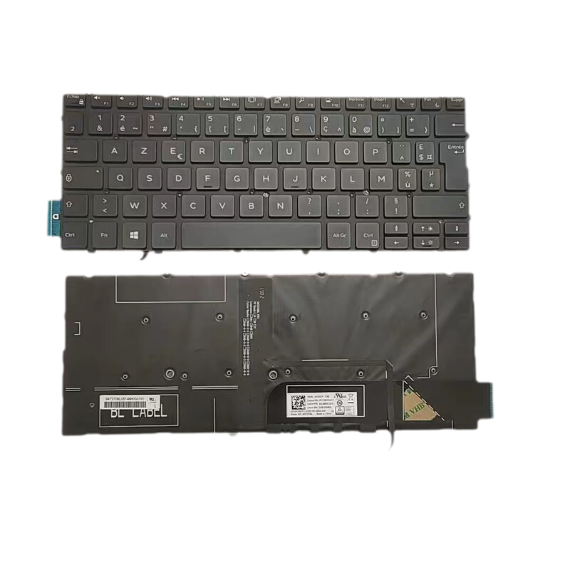 Picture of Oraginal New French Language For Dell 13 9370 Black Laptop Backlit Keyboard PK1320C3A17 SG-88500-2FA SN7270BL DPN0K2NCP A336