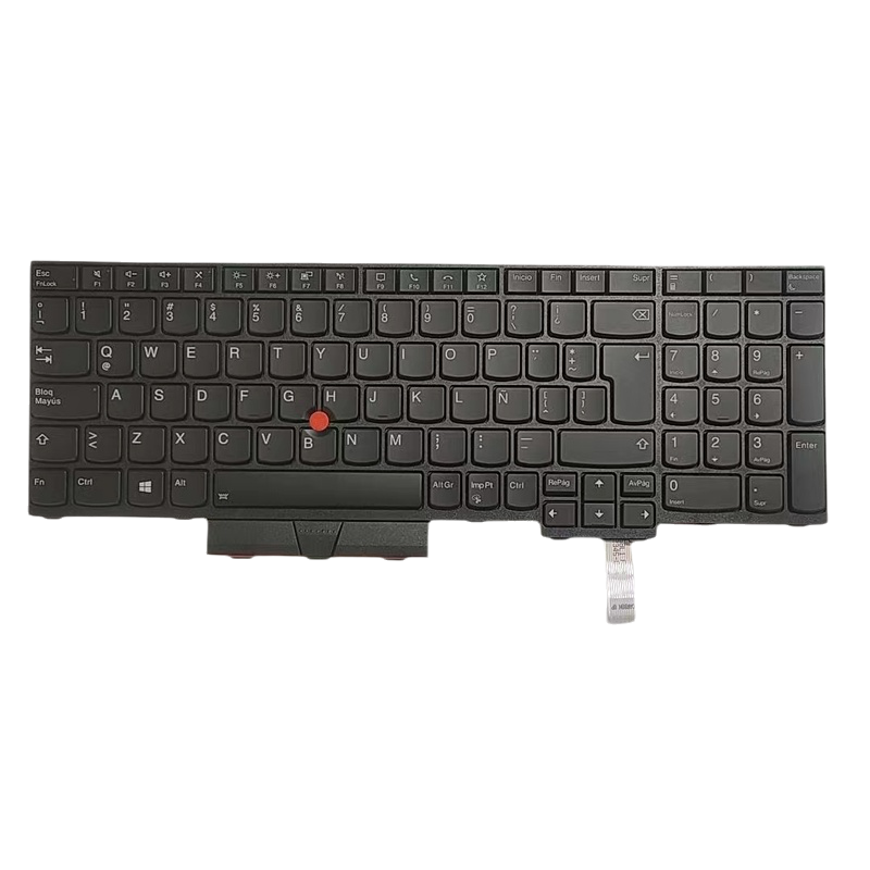 Picture of Original New LATIN Language For Lenovo Thinkpad P15 gen1 Laptop Keyboard SG-A1540-74A  SN4396BL1 PK131K91B27 