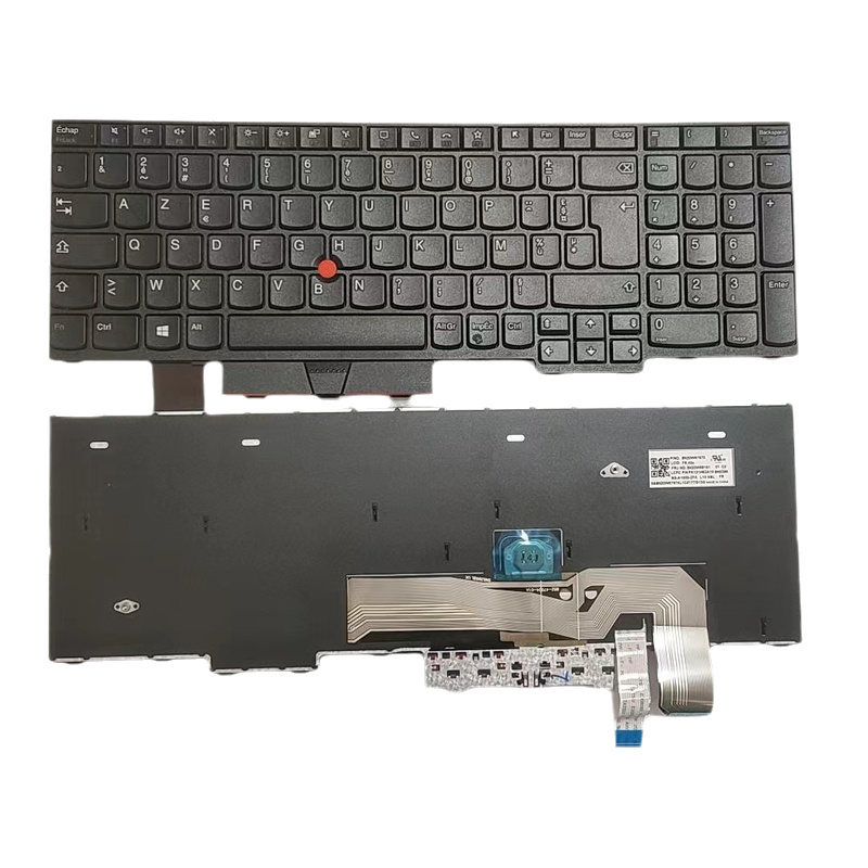 Picture of Original New French AZERTY Layout For Lenovo Thinkpad L15 NoBacklit With Point Stick Laptop Keyboard Original PK131H62A16 SG-A1510-2FA 