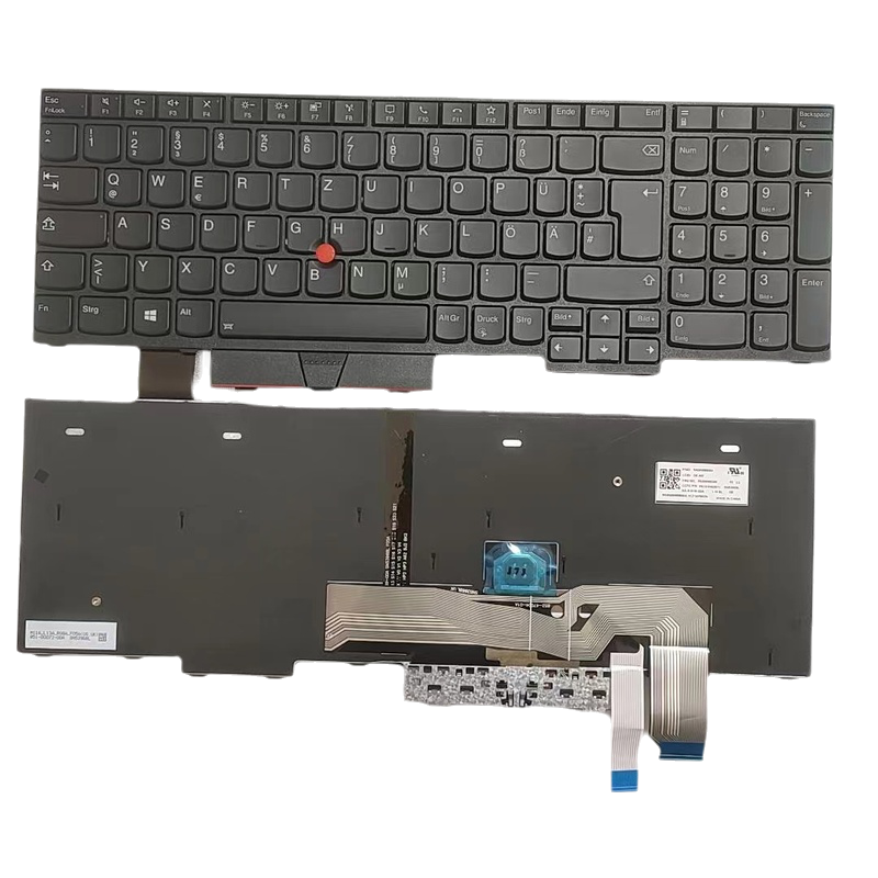 Picture of Original New Germany Layout For Lenovo Thinkpad L15 Backlit Laptop Keyboard Original PK131H62B11 SG-A1510-2DA FRU N.5N20W68330 SN5396BL A3