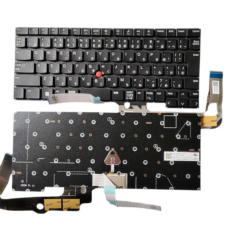 Picture of Original New Japanese Layout For Genuine Lenovo Thinkpad T14S Gen4 NoBacklight Laptop Keyboard SG-B1440-2VA PK132AS 