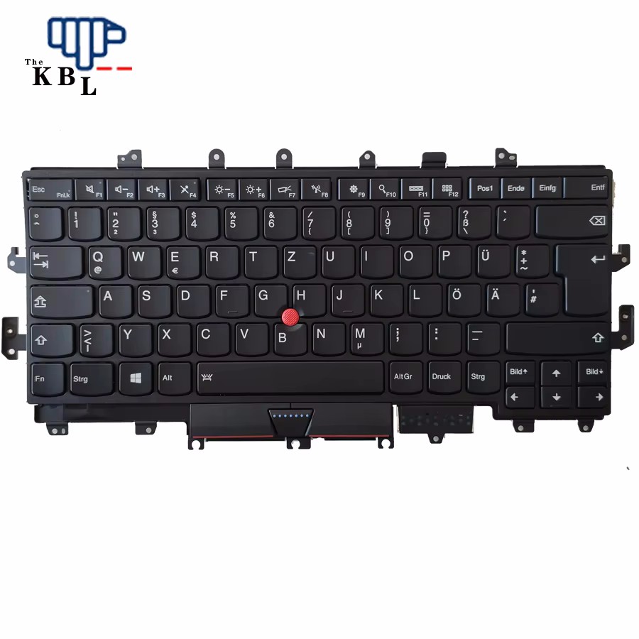 Picture of Original New Germany Language For Thinkpad X1 YOGA 2016 Black Backlight WIth Point Stick Laptop Keyboard ModelRVY85D0E59
