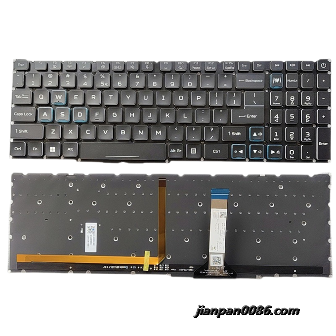Picture of Original 25758 New USLanguage For Acer AN515-43 Laptop Keyboard PK133MQ1B00 SNNKI15131TJ D902