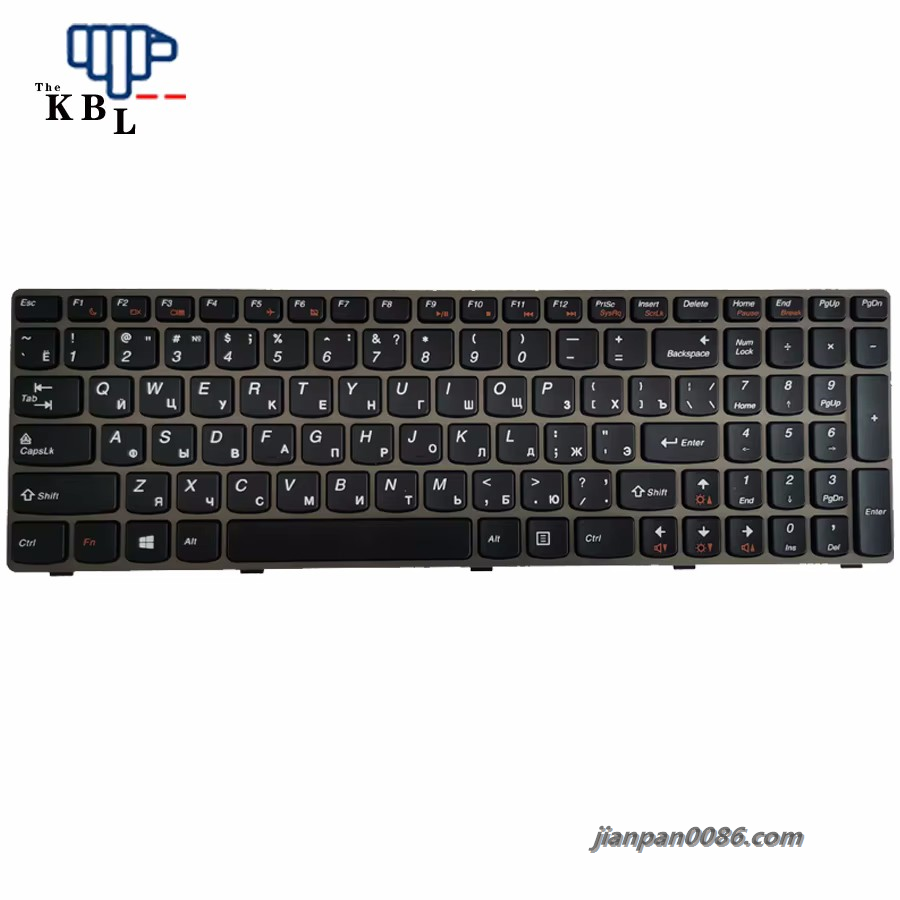 Picture of Original New Russian Language For Lenovo Ideapad G580 Z580A G585 Z585 G590 N580 N581 N585 0 P585 Black Laptop Keyboard 8P11424