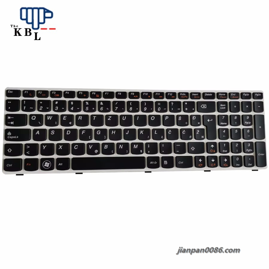 Picture of Original 3729 New SA SL Language For Lenovo Ideapad G580 Z580A G585 Z585 G590 N580 N581 N585 0 P585 Black Laptop Keyboard 5P11302