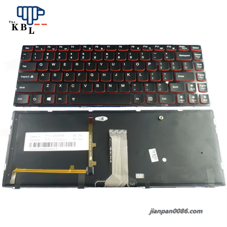 Picture of Original New 18636 for Lenovo Ideapad Y400 Y400N Y410P Y430P US Keyboard 25205348 Backlit