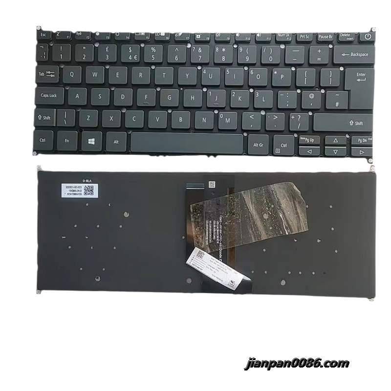 Picture of Original 18932 New UK Language  For Acer SF314-57 Backlit Laptop Keyboard SF313-53 SF314-57G SNNKI131317Y TDH9458 2P18932