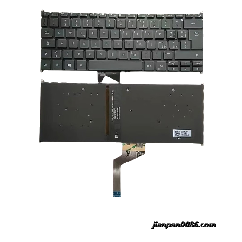Picture of Original 18934 New Italy Language  For Acer SF314-57 Backlit Laptop Keyboard SF313-53 SF314-57G  SNNKI131317A TDH9458 3P18934