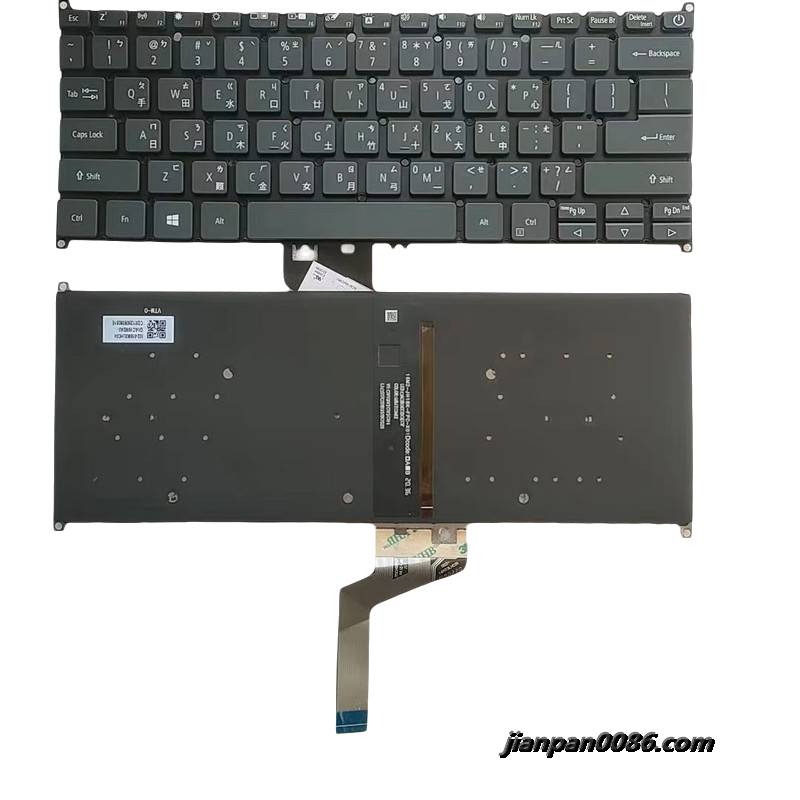 Picture of Original 18938 New TW Language For Acer SF314-57 Backlit Laptop Keyboard SF313-53 SF314-57G  SNNKI131317G TDH9458 3P18938