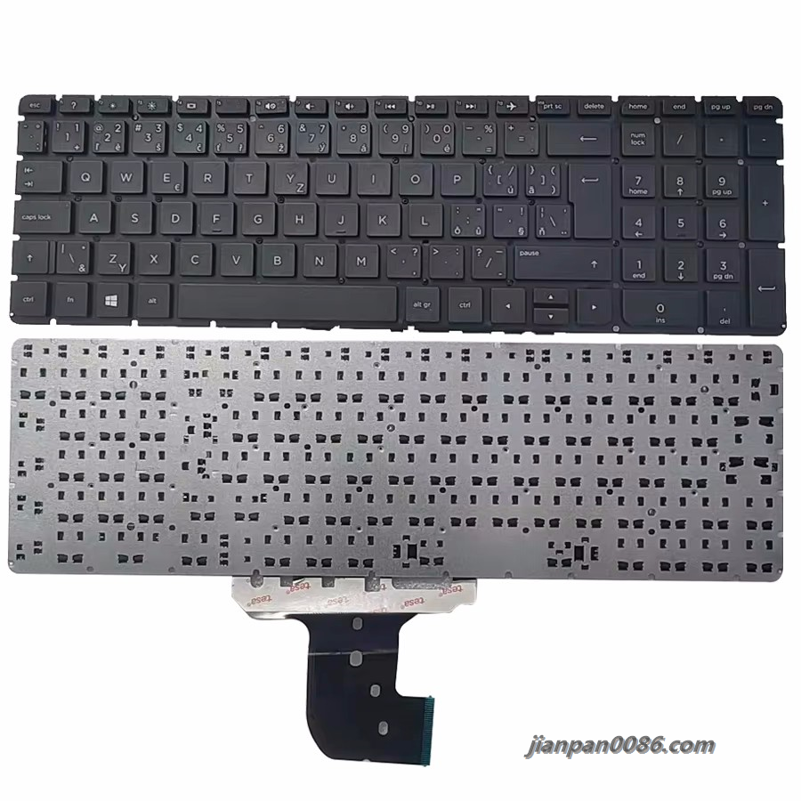 Picture of Original 13212 New Czech Language For HP Pavilion 15-AC 15-AY Black Laptop Keyboard 5PTDH3569