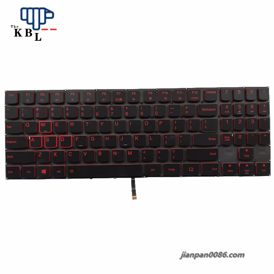 Picture of Original 4030 New US LanguageFor Lenovo Y520 Y520-15IKB Y720 Y720-15IKB R720  Red Backlit Laptop Keyboard  SN20T24514