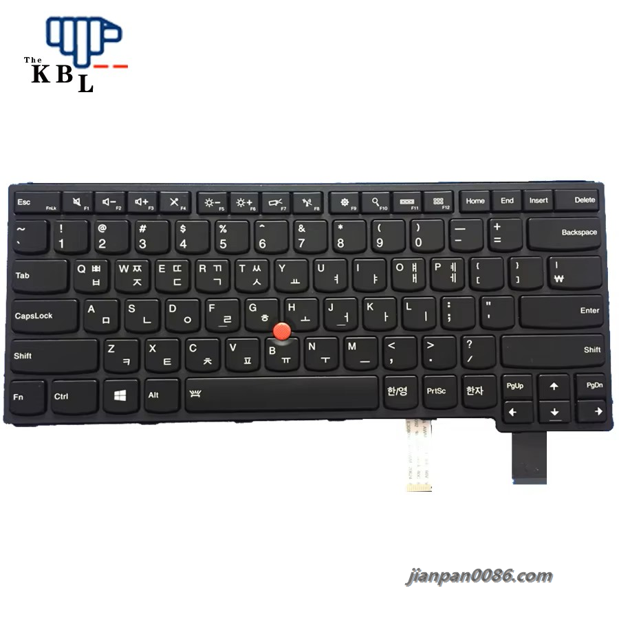 Picture of Original 3013 New Korean Language For IBM Thinkpad S3 Yoga 14 KR KO Backlit Laptop Keyboard 00HW795 SN20F98446