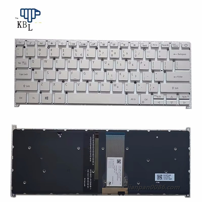 Picture of Original New US Language For Acer SF314 Sliver Backlit Laptop Keyboard PK1334G1C00 TDH2926 30P