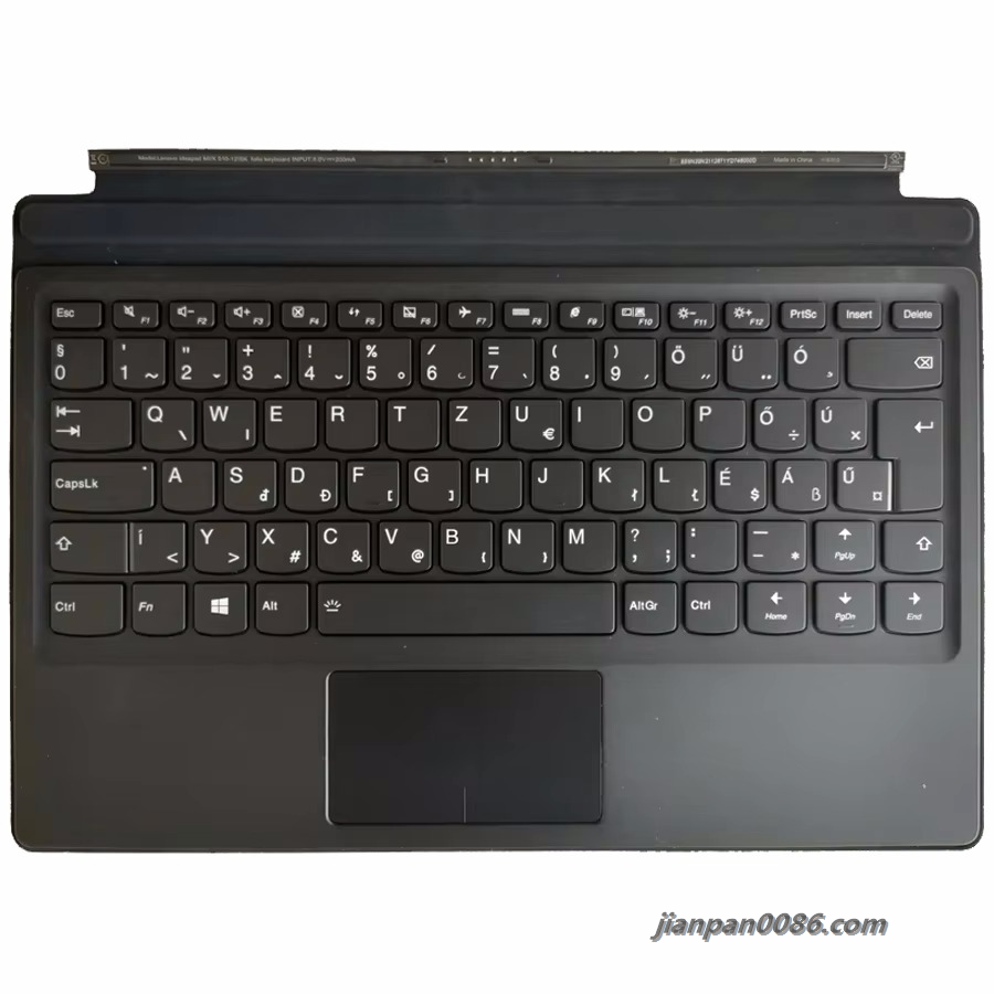 Picture of Original New (A Slight Flaw In Appearance) For Lenovo Hungary Language MIIX 510-12ISK Backlit Folio Keyboard 5N20N21126704