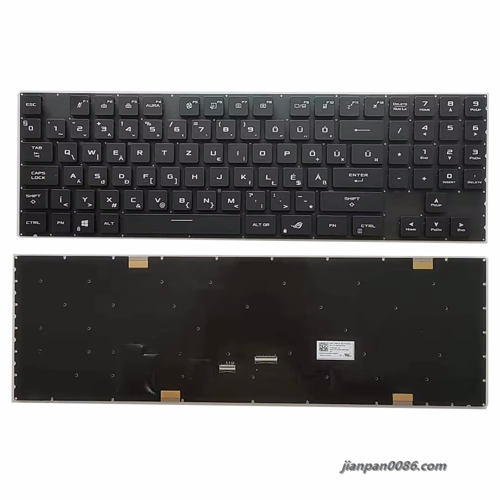 Picture of Oraginal New Hungry Layout For Asus GX703 ROG Laptop Keyboard Original 0KNR0-E631HU00 7P14094TDH3754