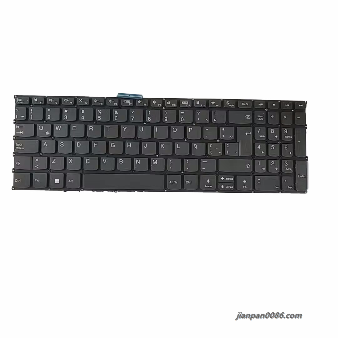Picture of Original New Latin Language For Lenovo Xiaoxin Air-15 Gray NOBacklit Laptop Keyboard SG-A1800-74A 1PA535 19200