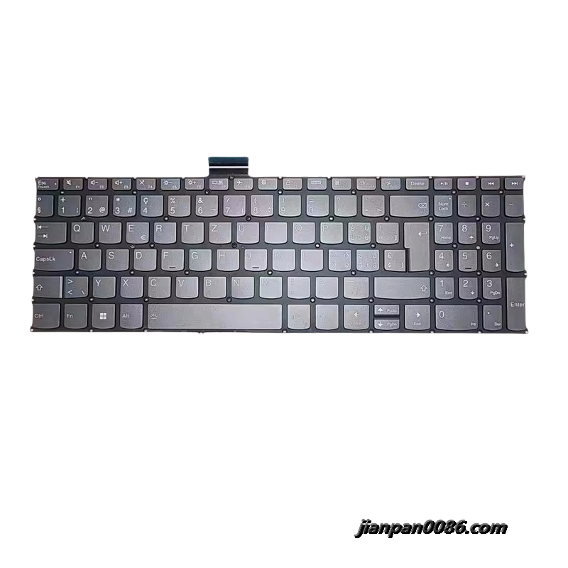 Picture of Original New For Swiss Language Lenovo Xiaoxin Air-15 Gray Backlit Laptop Keyboard SG-A7510-2XA PK131K72E25 SN21B40862 SN 1PA511