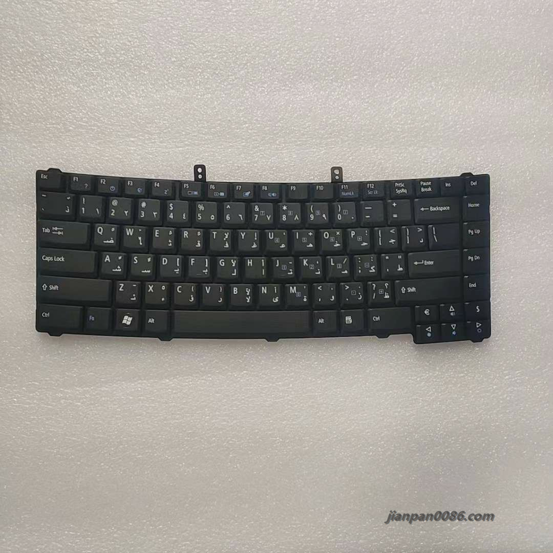 Picture of Original Arabic Layout For Acer TM5320 90%New Black Laptop Keyboard Original MP-07A16AR-4421 1PTDH8096