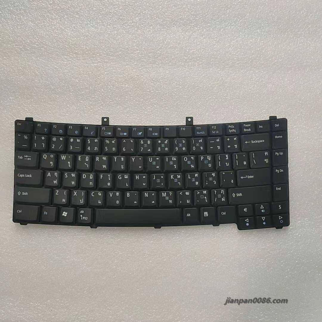 Picture of Original Thailand Layout For Acer TM2420 95%New Black Laptop Keyboard Original MP-05013T0-442 1PTDH8096