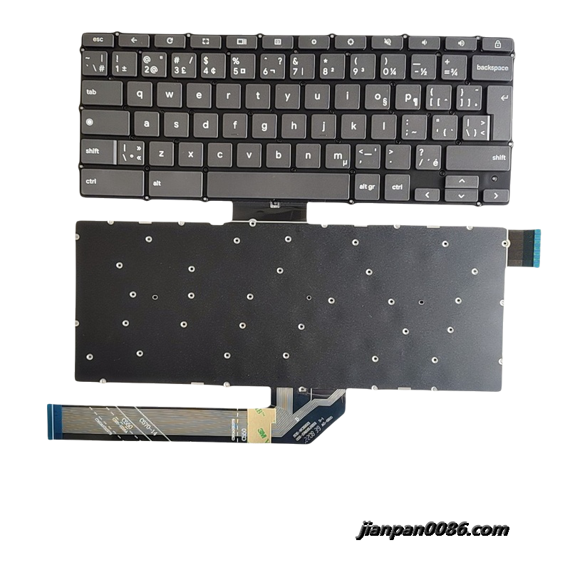 Picture of Original New CanadaFrench Language For Lenovo FLEX 3 5 CB-13 Laptop Keyboard  LCM19M16CU-6862 Lenovo P/N:SN21E95609 PK132FU1A30 C374