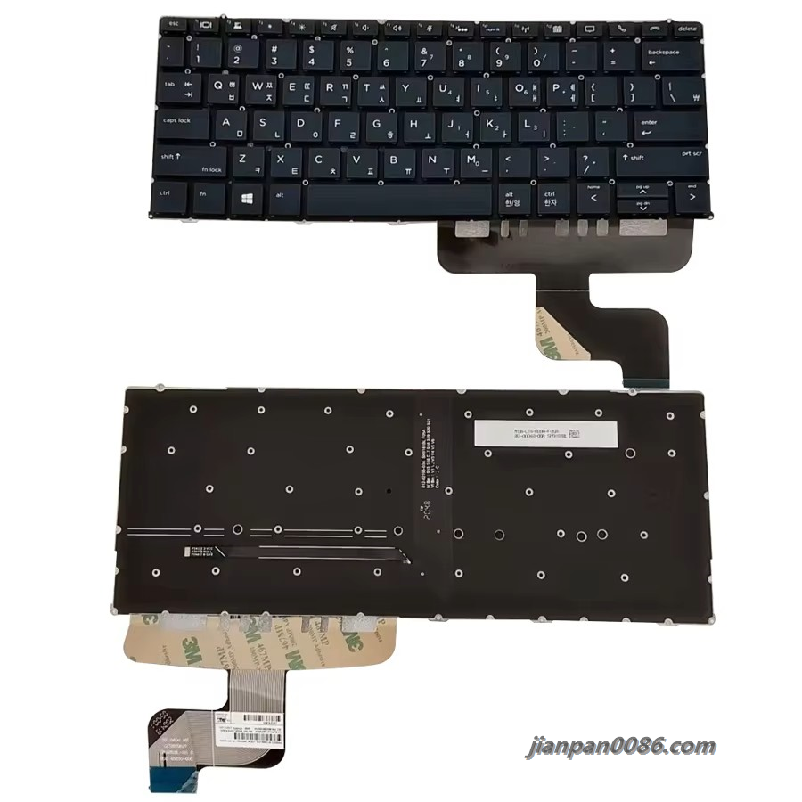 Picture of Original Korea Language For HP Elite Dragonfly G2 MAX 13.3 Cyan Backlight Laptop Keyboard SN9181BL SG-99100-XRA