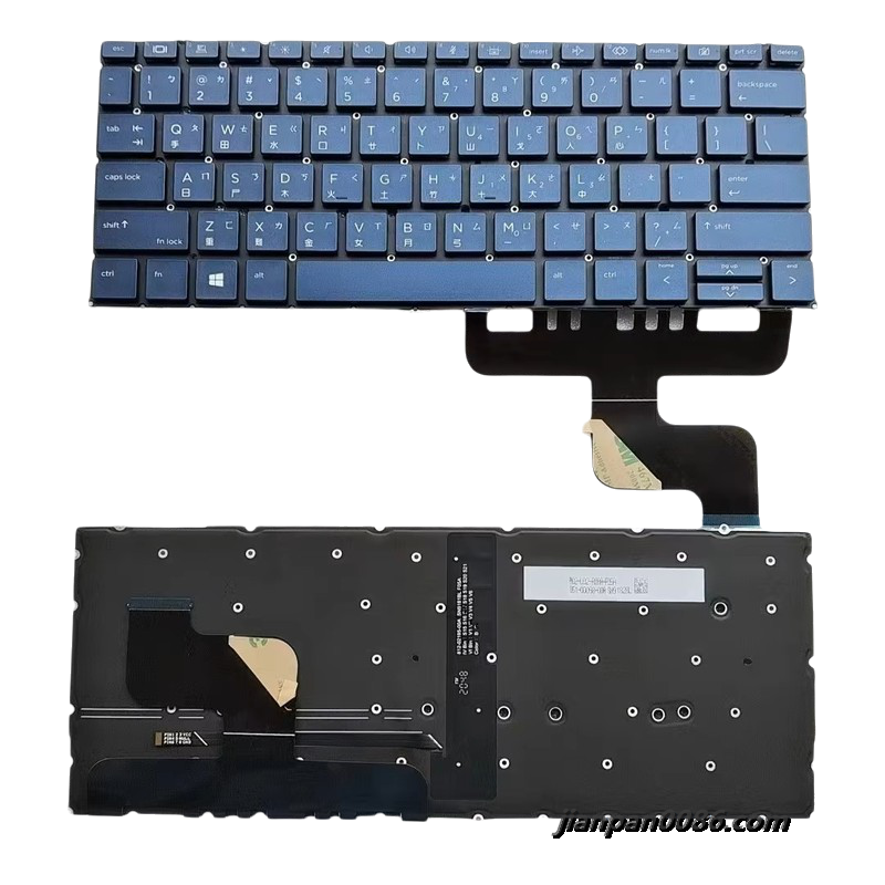 Picture of Original New TW Language For HP ELITE Dragonfly G2 Blue Backlight SN9181BL9 SG-A4810-XMAN 80PA615 19103