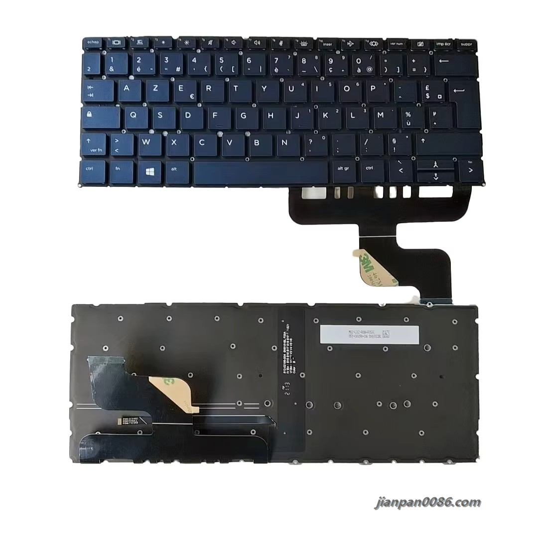 Picture of Original New French Language For HP ELITE Dragonfly G2 Blue Backlight SN9181BL9 SG-A4810-2FA 200PA608 19073