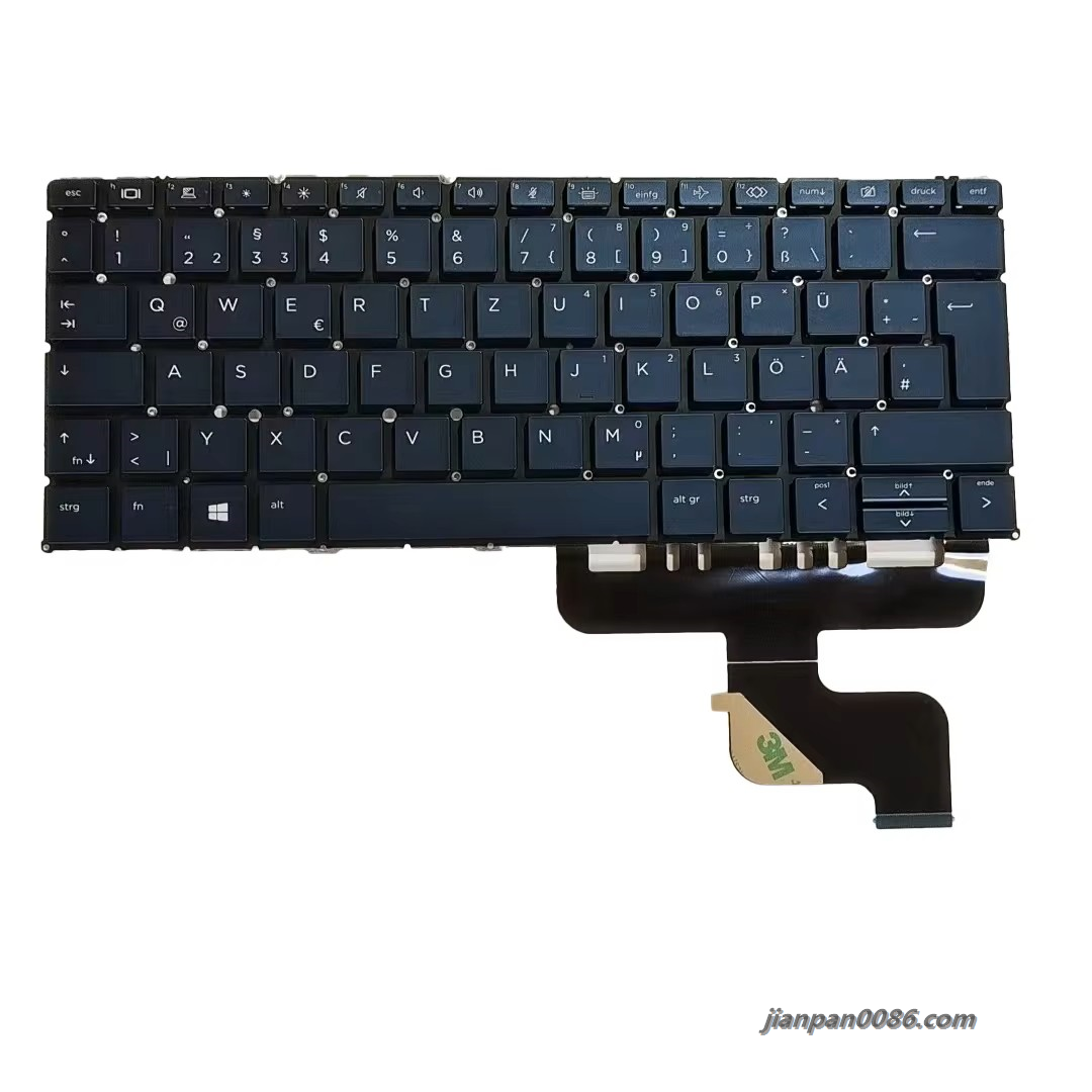 Picture of Original New Germany Language For HP ELITE Dragonfly G2 Blue Backlight SN9181BL9 SG-A4810-2DA 360PA609 19074