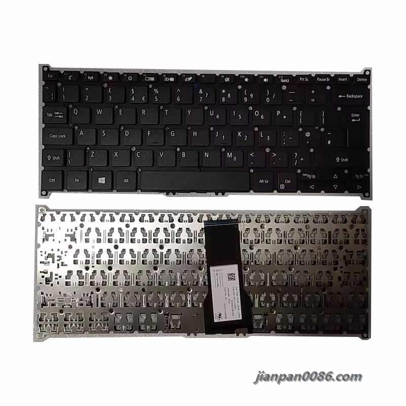 Picture of Original UK Layout For  Acer SF314  NoBacklit Laptop Keyboard Original NKI131309L 40P14221