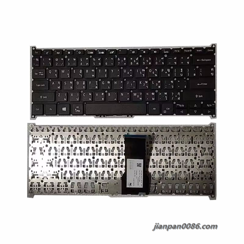 Picture of Original Thailand Layout For  Acer SF314 NoBacklit Laptop Keyboard Original NKI131308Y ACM17A63T0 TDH8035 40P14223