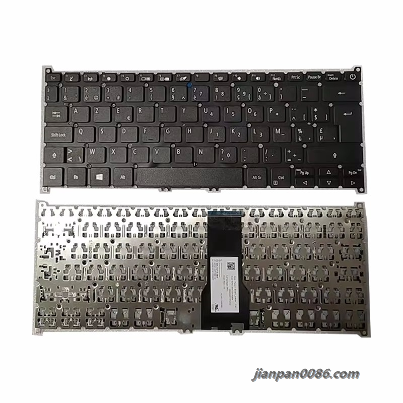 Picture of Original Belgium Layout For  Acer SF314 NoBacklit Laptop Keyboard Original NKI13130BX ACM17A66B0 TDH3420 40P14226